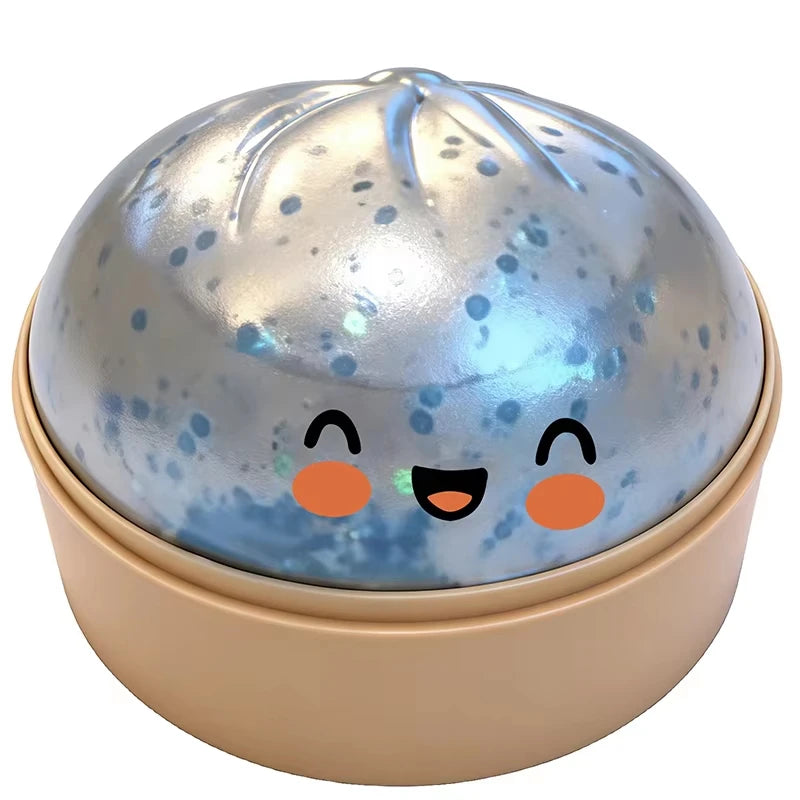 Simulation Dumpling Slow Rebound Stress Ball – Soft Squeeze Decompression Toy for Home, Office Decor & Birthday Gift for Kids & Adults