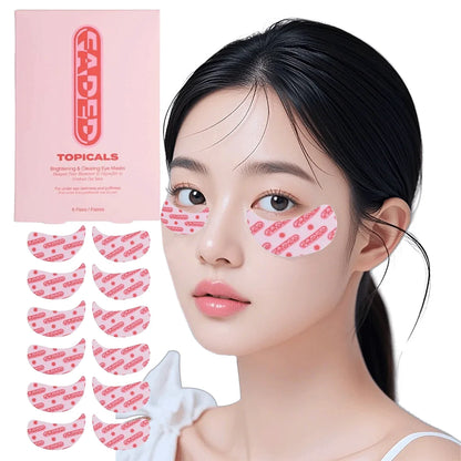 Brightening Facial Mask Patches - Hydrating Dark Circle & Fine Line Care Treatment