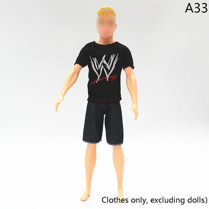 30cm Doll Clothing Set — Men’s Multi-Style Sports Outfit for Boyfriend Dolls
