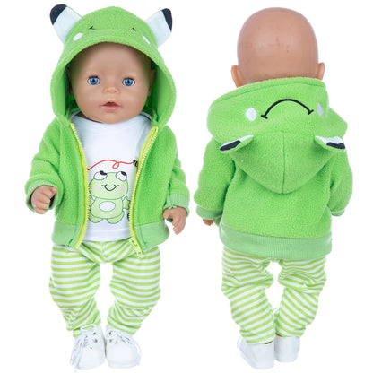2023 New Doll Outfit Set – Cute Jumpers & Rompers for 17-Inch / 43cm Baby Reborn Dolls