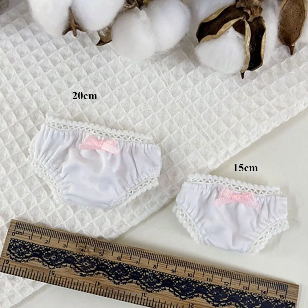 15/20cm Cotton Doll Underwear – High-Quality Multistyle Fashion Panties for Dolls