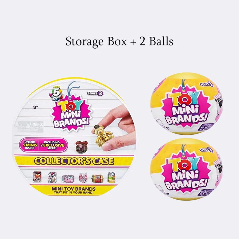 ZURU 5 Surprise Mini Brands Toy - Mystery Blind Box Miniature Collectible Surprise Gift for Kids