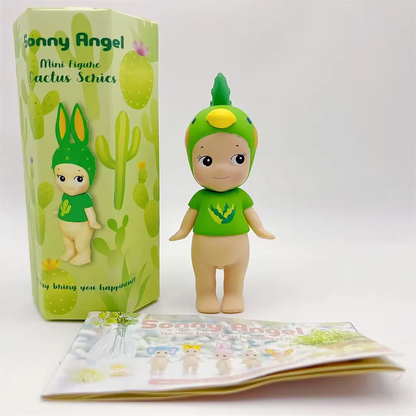 Sonny Angel Mini Figure Cactus Series — Mystery Blind Box Toy Doll, Lucky Mascot, Handmade Christmas Gift