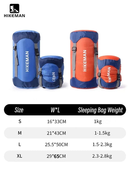 Ultra-Light Sleeping Bag Compression Storage Bag – Waterproof & Portable for Outdoor Camping