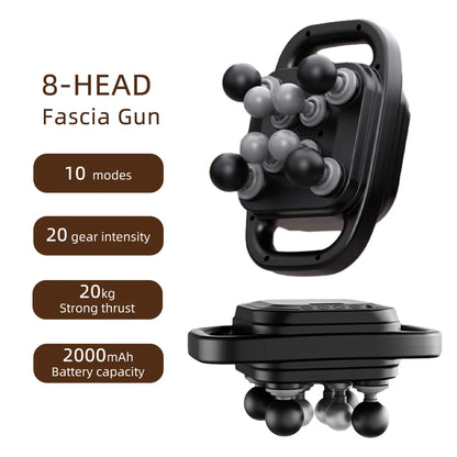 16-Head Fascia Massage Gun – High-Frequency Vibration Body Massager for Back, Waist, Neck, and Shoulders, Muscle Relief