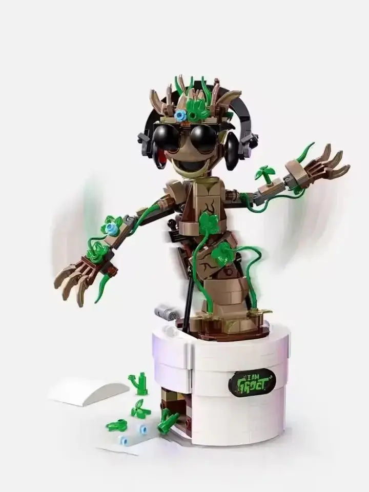 Hot Toys 76297 Dancing Groot Figure – Guardians of the Galaxy Animated Toy for Boys & Girls