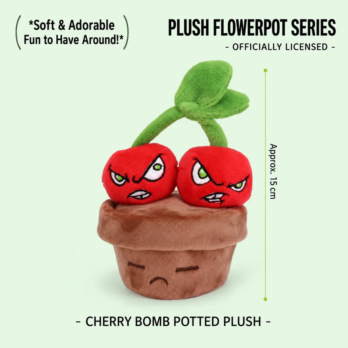 Plants vs. Zombies 2 Plush Toys - Sunflower and Peashooter Potted Plant Dolls, Soft Pillow Toys and Gifts for Teens
