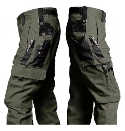 Wear Resistant Tactical Cargo Pants - Multi Pocket Outdoor Work Trousers for Men Spring Autumn Casual Jogger Style