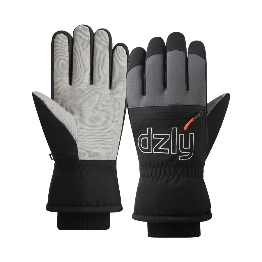 Adult Winter Ski & Snowboard Gloves – Waterproof Warm Motorcycle Riding Gloves for Men & Women
