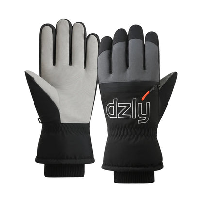 Adult Winter Ski & Snowboard Gloves – Waterproof Warm Motorcycle Riding Gloves for Men & Women