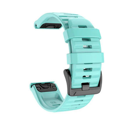 QuickFit Silicone Watch Strap 26mm 22mm for Garmin Fenix 7X 7 Pro 6X 6 5X 5 Plus 8 – Durable Replacement Sport Watchband