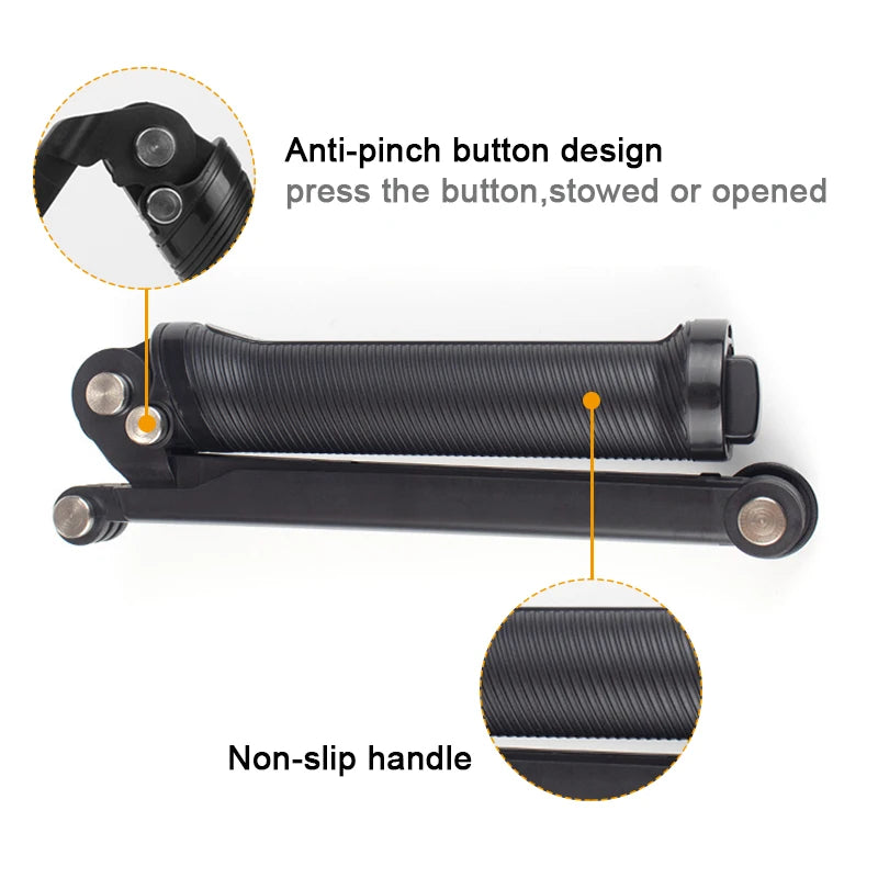 3-Fold Waterproof Selfie Stick & Mini Tripod – 3-Way Monopod Stand for GoPro 7–12, Insta360, Osmo Action Cameras
