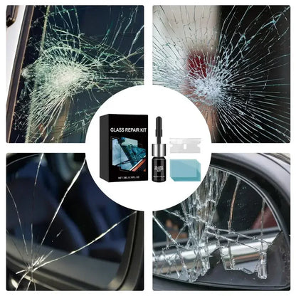 Windshield Repair Kit – DIY Automotive Glass Tool for Chips, Cracks & Star-Shaped Damage