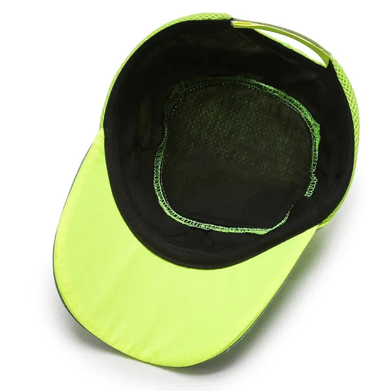 Red Work Safety Bump Cap - Protective Helmet with Hard ABS Inner Shell for Head Protection in Home, Work, and Factory