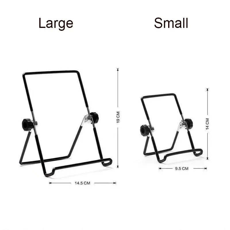 Portable Metal Tablet and Phone Stand – Foldable Desk Mount for iPad, iPhone, Samsung, Huawei | Universal Use for Work, Home, Travel