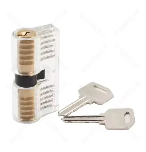 Transparent Practice Lock - Visible Training Padlock for Beginner Locksmith Skills