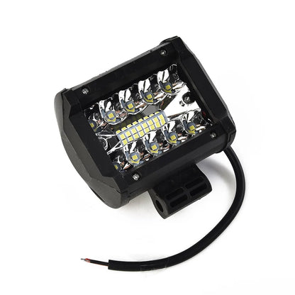 12V 60W LED Light Bar – Off-Road Spot & Flood Combo Work Light for Truck, Car, SUV, ATV, UTV & 4WD Headlight Lighting Accessories
