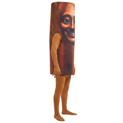 Tung Tung Tung Sahur Costume - 3D Printed Face Sponge Cosplay Outfit for Halloween & Performances