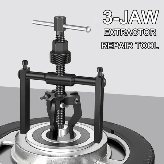 3-Jaw Car Bearing Extractor - Labor-Saving Gear Puller Tool for Auto Repair & Disassembly