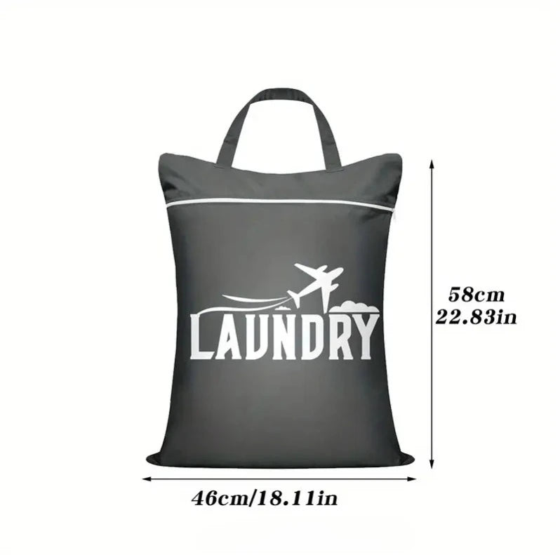 Large Travel Organizer Bag – Durable Clothes & Laundry Storage Pouch with Handles for Swimwear, Gym Gear, and Dirty Clothes