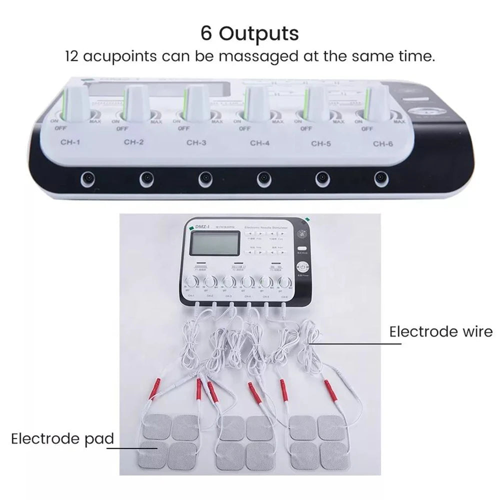 TENS Acupuncture Muscle Stimulator – Neuromuscular Massager for Pain Relief & Acupoint Stimulation, Home Use