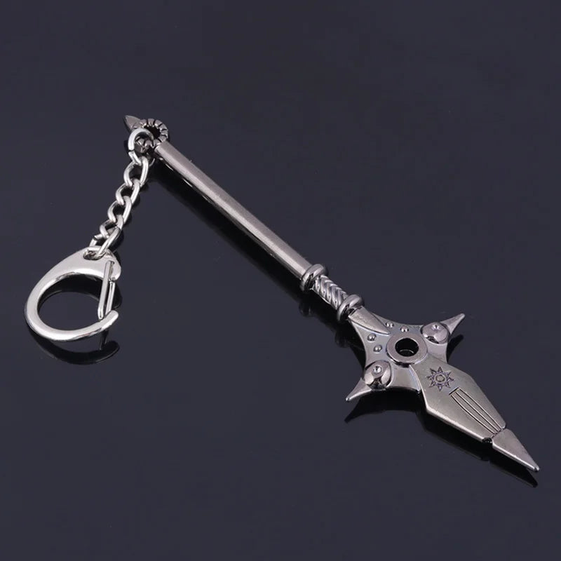Seven Deadly Sins Anime Keychain - Meliodas & Hawk Pendant Key Ring Jewelry Souvenir for Fans