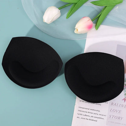 3D Removable Push-Up Bra Pads — Women’s Breathable Sponge Inserts for Underwear, Swimsuits & Breast Lift