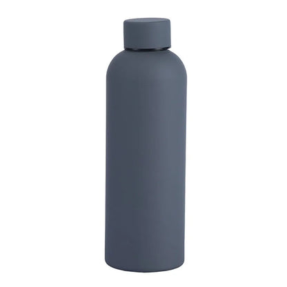 500/750ML Stainless Steel Thermos Cup – Outdoor Sports Kettle, Rubber Paint, Double-Walled Insulated Water Bottle
