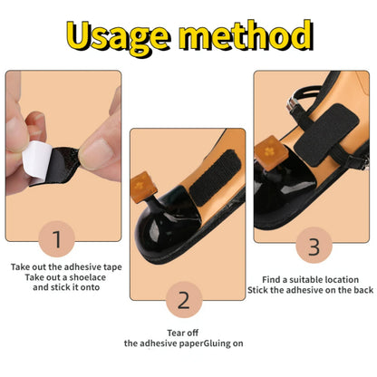 Women's Shoelaces Free Triangle Bundle - Adjustable Shoe Belt for High Heels - Ankle Holding Loose Anti-Skid Bundle Laces Tie Straps Band