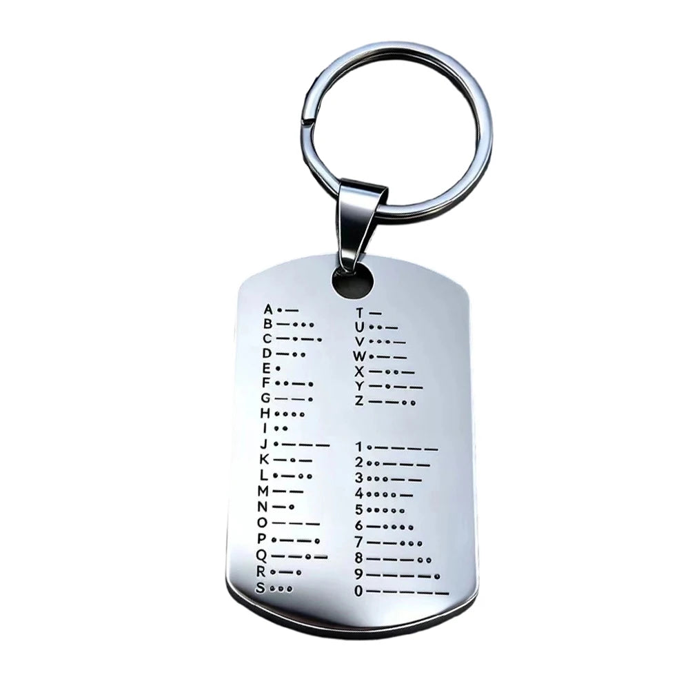 Morse Code Practice Keychain Coin - Amateur Radio CW Training and Transmission Practice Tool