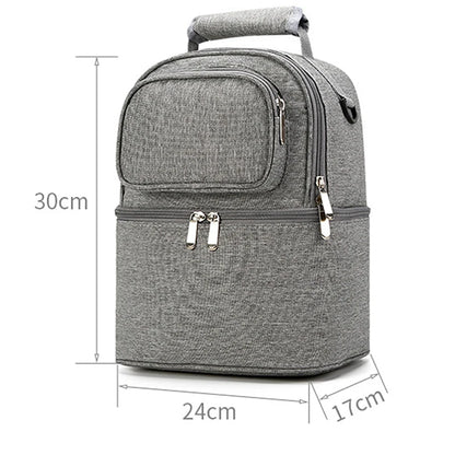 Folding Large-Capacity Breast Milk Storage Backpack – Portable Crib Bed, Mommy Outing Bag with Insulation for Baby