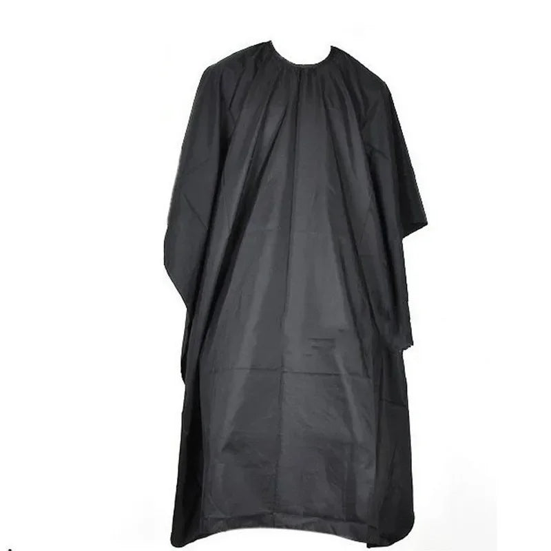 Professional Black Hairdressing Cape – Waterproof Salon Barber Gown, Hair Cutting Apron Wrap