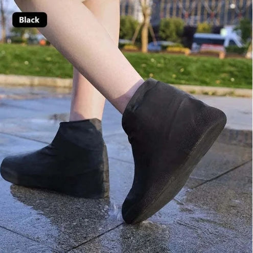 Reusable Non-Slip Rain Boot Covers – Waterproof Rubber Shoe Protectors for Outdoor & Home Use