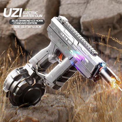 UZI High Pressure Water Gun Toy for Kids and Adults, Outdoor Swimming Pool Water Blaster, Summer Fun Play Game