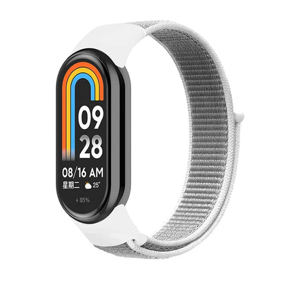 Nylon Sport Loop Strap for Xiaomi Mi Band 9 8 NFC – Replacement Wristband for Mi Band 7 6 5 4 3