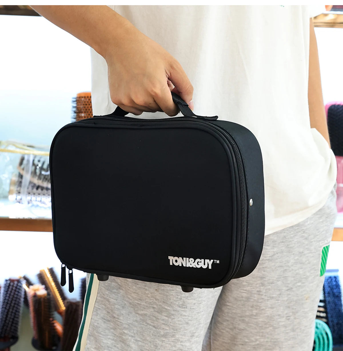 Salon Barber Tool Storage Bag — Portable Scissor & Makeup Case for Beauty and Hair Product Organization