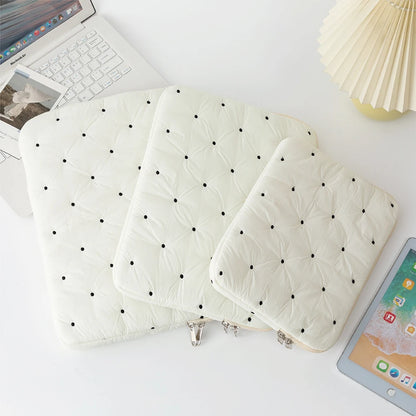 Puffy Laptop & Tablet Bag — Cute Protective Sleeve for MacBook Air 13, 13-14 Inch Notebooks, 15-16 Inch Laptops, 9-11 Inch Tablets for Girls
