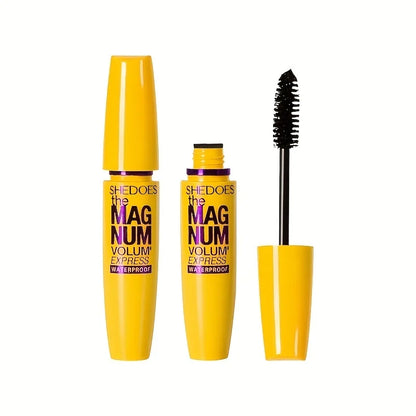 4D Black Mascara – Thickening, Lengthening, Curling, Waterproof Liquid Fiber Formula