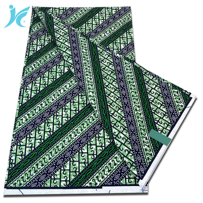 Classic African Wax Fabric - 100% Cotton Soft Ankara Pagne for Women's Dresses