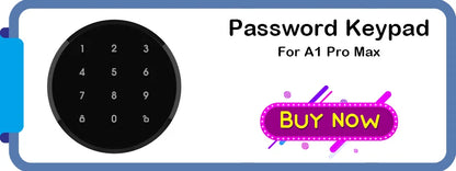 A1 Pro Max Bluetooth Smart Door Lock – Tuya APP Remote Control, Keyless Entry, Smart Life Compatible, DIY Easy Installation