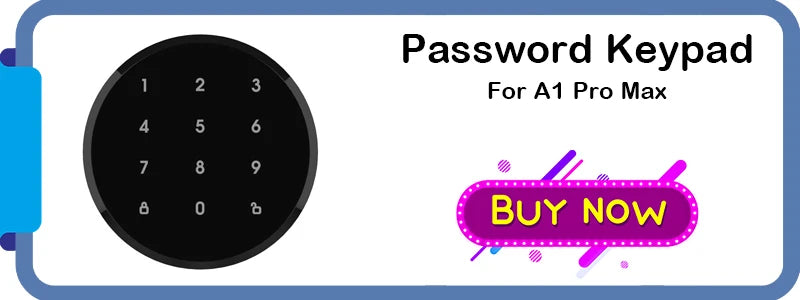 A1 Pro Max Bluetooth Smart Door Lock – Tuya APP Remote Control, Keyless Unlock, DIY Easy Installation for Smart Life