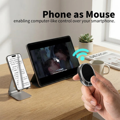 TikTok Remote Scrolling Ring – Bluetooth Finger Mouse Wireless Page Turner & Video Controller for E-books, Social Media & Presentations