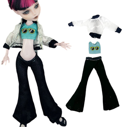 11-Inch Doll Clothes for 1/6 Dolls – Casual Dress & Fashion Outfits for 27 CM Girls' Dolls, DIY Toy Clothing