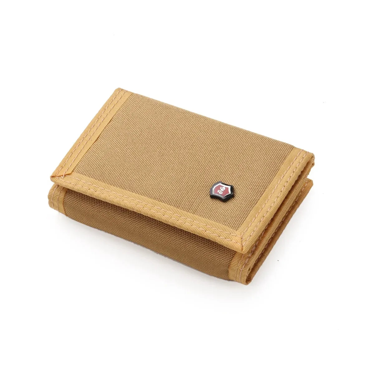 Men's Korean Tri-Fold Coin Purse – 5 Colors, Slim Canvas Wallet, Multifunctional Card Holder