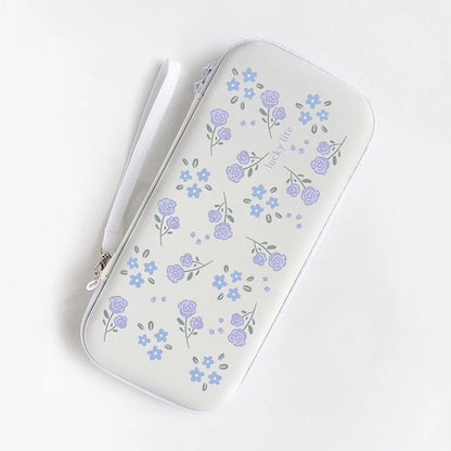 Blossom Guard: Lucky Flower Protective Storage Bag for Nintendo Switch Lite - Portable Carrying Case with Console Cover & Protector