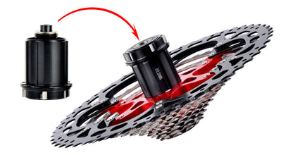SUNSHINE Bicycle Cassette 8-12 Speed Freewheel - 32T to 52T Sprocket for Shimano/SRAM HG Flywheel