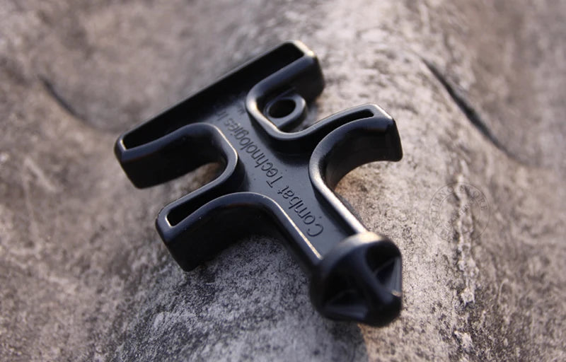Nylon Plastic Steel Self-Defense Stinger – Emergency Glass Breaker & EDC Survival Tool for Outdoor Camping