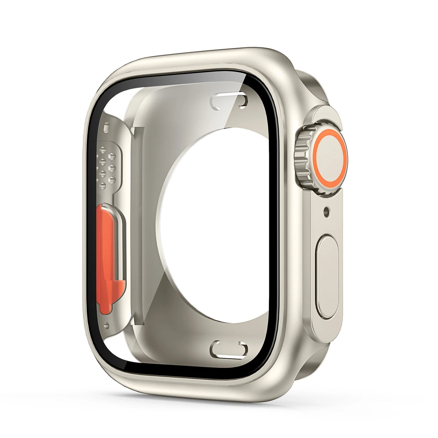 Hard PC Front & Back Screen Protector Case for Apple Watch Series 4-9 & SE/Ultra – 40mm-45mm iWatch Cover