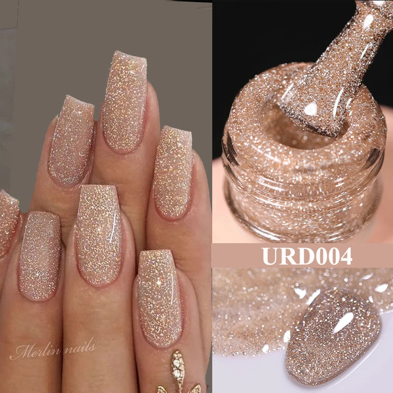 UR SUGAR 15ml Jelly Milky White Gel Polish – Translucent UV Soak Off Nail Art Varnish Semi-Permanent Fashion Nail Color