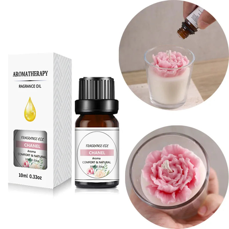 10ml Fruit Flavor Essential Oil - Natural Plant-Based Mango and Pineapple Oils for DIY Soap and Candle Making
